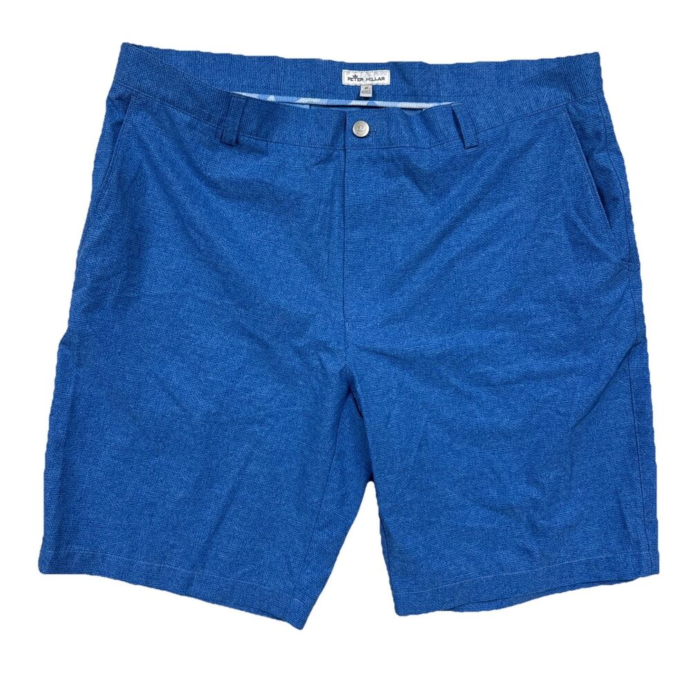 Peter‎ Millar Shorts Men 40 Blue Shackelford Performance Hybrid Golf